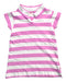 A Pink Short Sleeve Tops from Seed in size 4T for girl. (Front View)