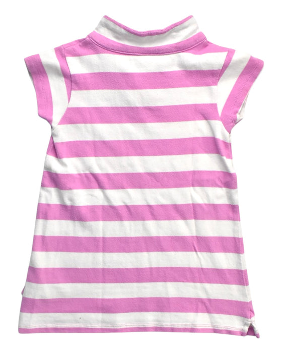 A Pink Short Sleeve Tops from Seed in size 4T for girl. (Back View)