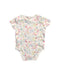 A Multicolour Short Sleeve Bodysuits from Mothercare in size 0-3M for girl. (Back View)