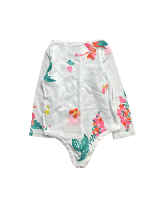 A Multicolour Long Sleeve Bodysuits from Joules in size 18-24M for girl. (Back View)