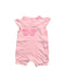 A Pink Short Sleeve Rompers from Mothercare in size 3-6M for girl. (Front View)