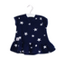 A Navy Short Sleeve Tops from Ralph Lauren in size 0-3M for girl. (Front View)