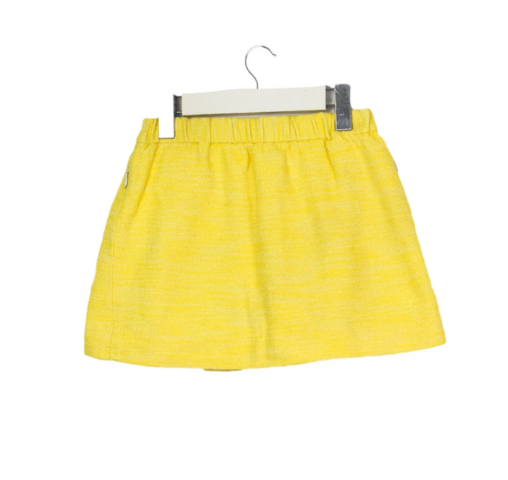 A Yellow Short Skirts from Bonpoint in size 6T for girl. (Back View)