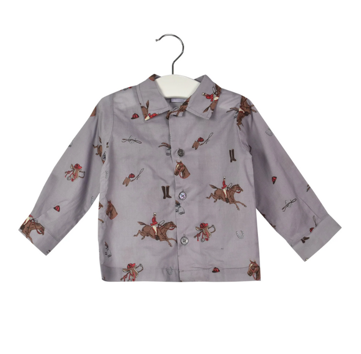 A Purple Shirts from Rachel Riley in size 3-6M for boy. (Back View)