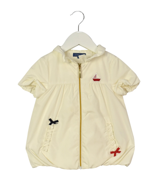 A White Short Sleeve Dresses from Nicholas & Bears in size 3T for girl. (Front View)