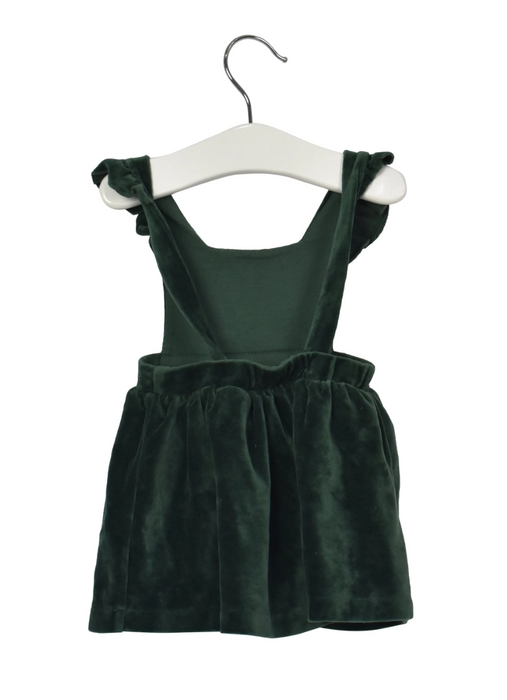 A Green Overall Dresses from Play Up in size 3-6M for girl. (Back View)
