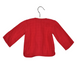 A Red Long Sleeve Tops from Bonton in size 3-6M for girl. (Back View)