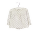 A White Long Sleeve Tops from Bonpoint in size 6-12M for girl. (Back View)