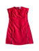 A Red Short Sleeve Dresses from bloomB in size 10Y for girl. (Front View)