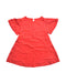 A Red Short Sleeve Dresses from Chateau de Sable in size 4T for girl. (Back View)