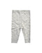 A Grey Leggings from Petit Bateau in size 6-12M for girl. (Back View)