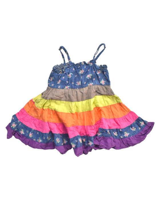 A Multicolour Sleeveless Dresses from Oilily in size 2T for girl. (Front View)
