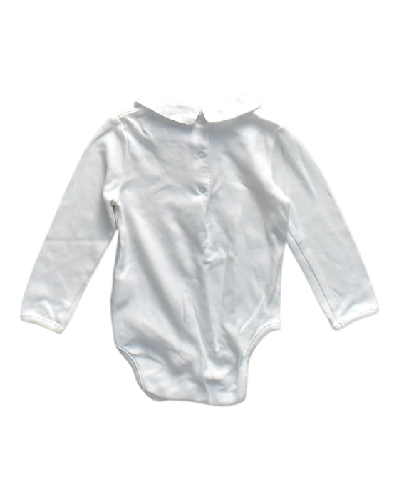A White Long Sleeve Bodysuits from John Lewis in size 6-12M for neutral. (Back View)