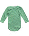 A Green Long Sleeve Bodysuits from Petit Bateau in size 6-12M for neutral. (Back View)
