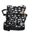 A Black Baby Carriers from Tula in size O/S for neutral. (Back View)