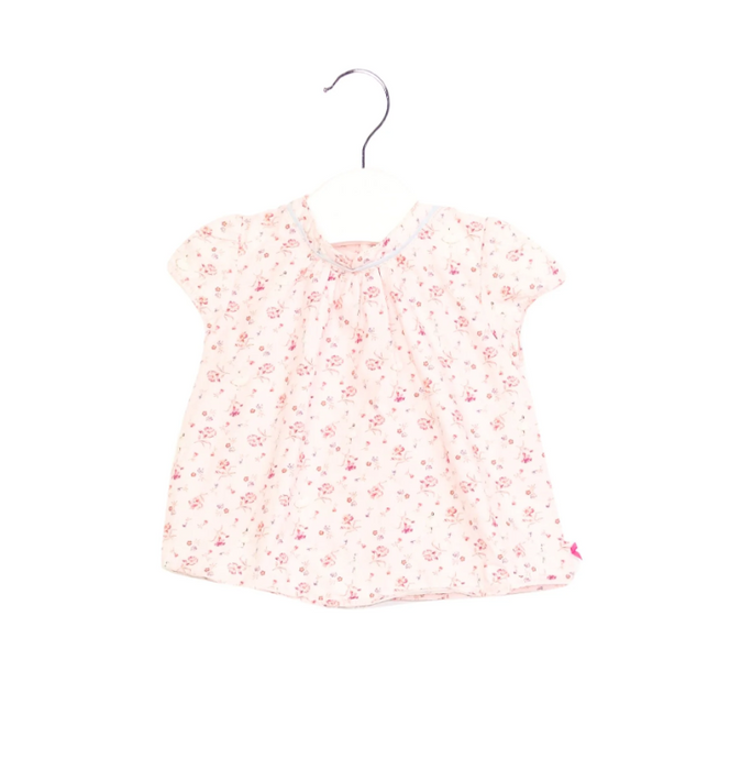 A Pink Short Sleeve Dresses from Paul Smith in size 0-3M for girl. (Front View)