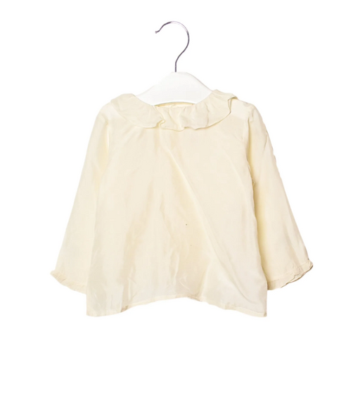 A White Long Sleeve Tops from Bonpoint in size 6-12M for girl. (Front View)