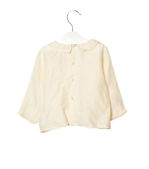 A White Long Sleeve Tops from Bonpoint in size 6-12M for girl. (Back View)