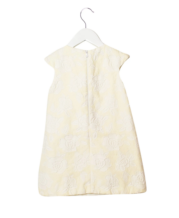 A White Short Sleeve Dresses from I Pinco Pallino in size 4T for girl. (Back View)