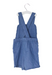 A Blue Overall Shorts from Tartine et Chocolat in size 2T for girl. (Back View)