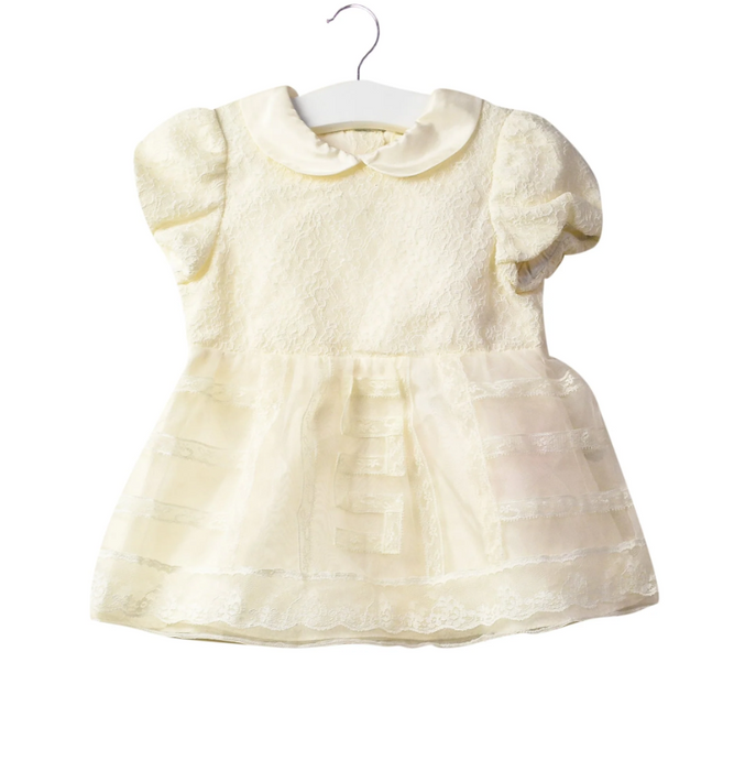 A Yellow Dress Sets from Nicholas & Bears in size 6-12M for girl. (Front View)