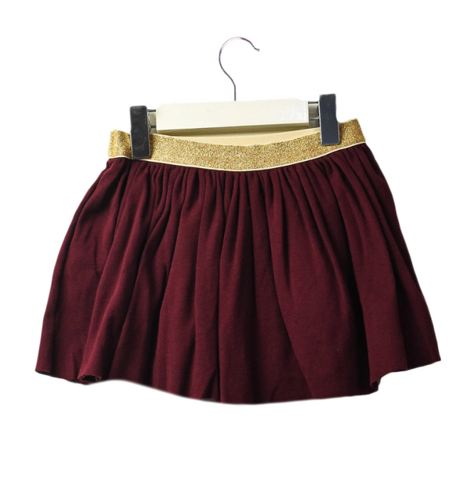 A Red Short Skirts from Petit Bateau in size 3T for girl. (Back View)