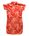 A Red Short Sleeve Dresses from Retykle in size 12Y for girl. (Front View)
