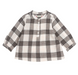 A Brown Long Sleeve Shirts from Bensimon Bonpoint in size 6-12M for boy. (Front View)