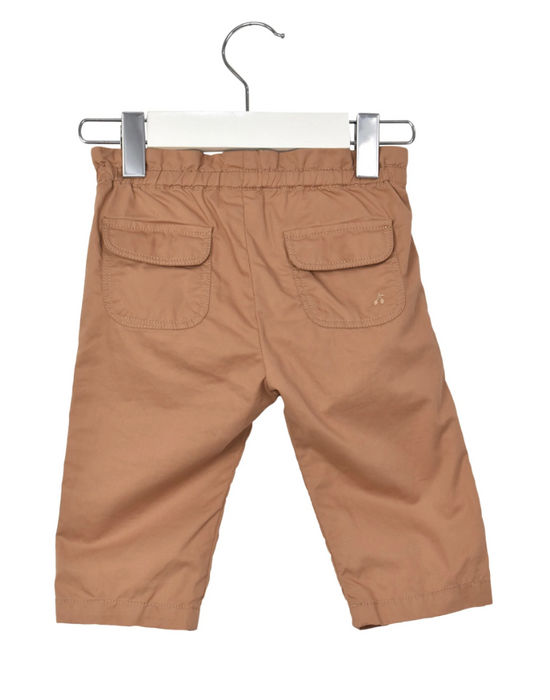 A Brown Casual Pants from Bonpoint in size 3-6M for girl. (Back View)