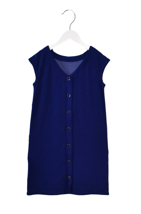 A Black Sleeveless Dresses from Crewcuts in size 7Y for girl. (Front View)