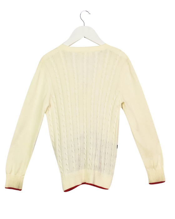 A Beige Cardigans from Nicholas & Bears in size 4T for girl. (Back View)