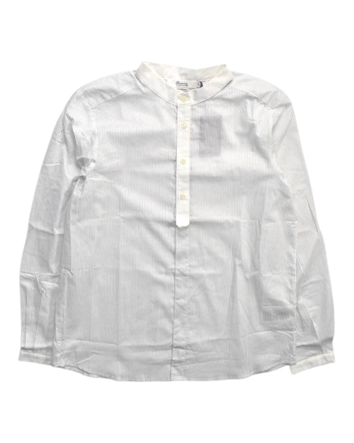 A White Long Sleeve Shirts from Bonpoint in size 14Y for boy. (Front View)