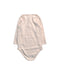 A Ivory Long Sleeve Bodysuits from Le Petit Society in size 18-24M for girl. (Back View)