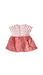 A White Short Sleeve Dresses from Petit Bateau in size 6-12M for girl. (Back View)