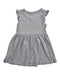 A White Sleeveless Dresses from Petit Bateau in size 4T for girl. (Back View)