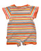 A Multicolour Short Sleeve Rompers from Chateau de Sable in size 0-3M for girl. (Back View)