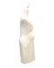 A Ivory Sleeveless Dresses from Seraphine in size Maternity-M for maternity. (Front View)