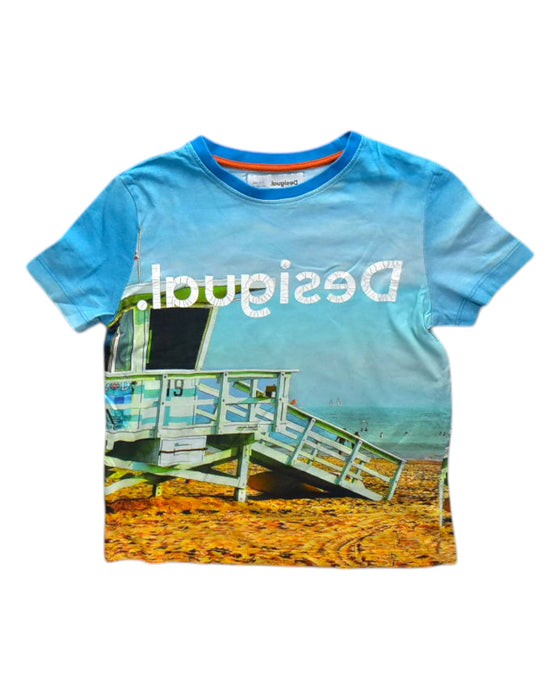 A Multicolour Short Sleeve T Shirts from Desigual in size 6T for neutral. (Front View)