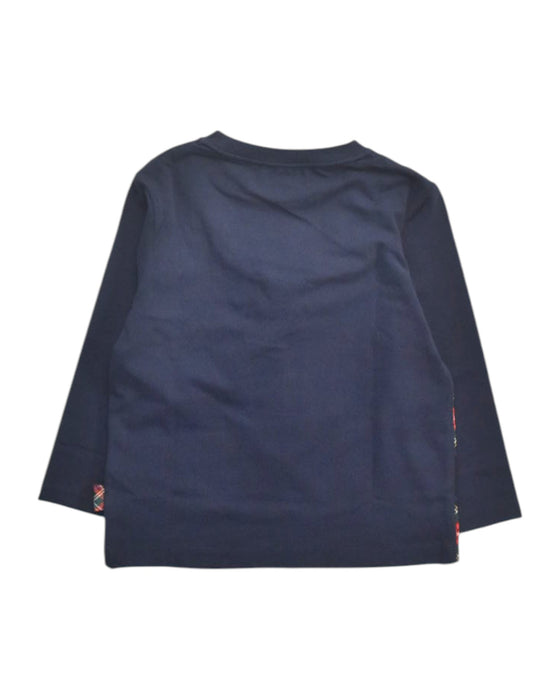 A Navy Long Sleeve Tops from Nicholas & Bears in size 4T for girl. (Back View)