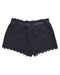 A Navy Shorts from Nicholas & Bears in size 12Y for girl. (Back View)