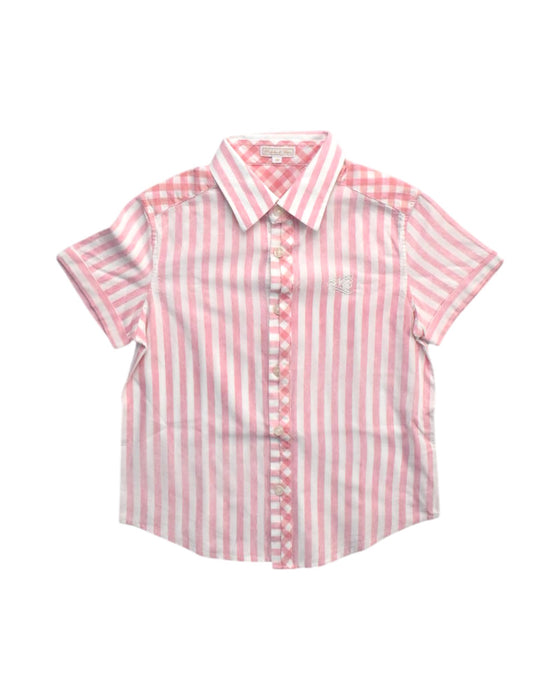 A Pink Short Sleeve Shirts from Nicholas & Bears in size 8Y for boy. (Front View)