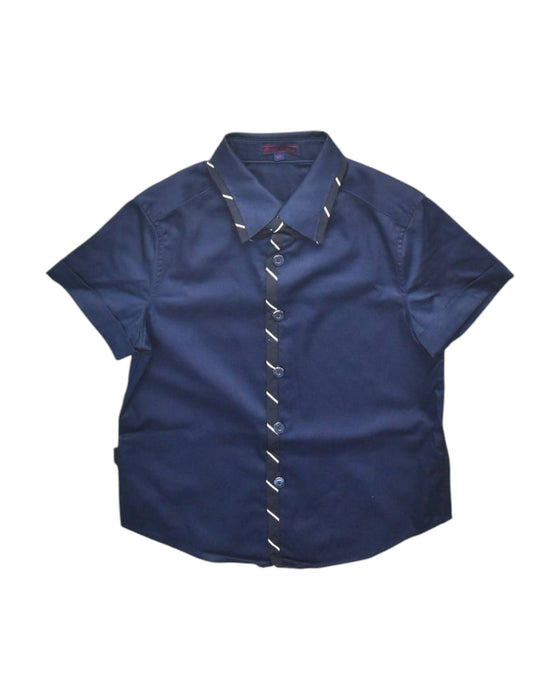 A Navy Short Sleeve Shirts from Nicholas & Bears in size 4T for boy. (Front View)