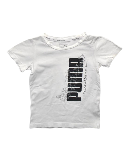 A White Short Sleeve T Shirts from Puma in size 3T for neutral. (Front View)