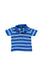 A Blue Short Sleeve Polos from Polo Ralph Lauren in size 6-12M for boy. (Front View)