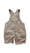 A Beige Overall Shorts from Sprout in size 6-12M for neutral. (Back View)