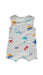 A Multicolour Sleeveless Rompers from Le Petit Society in size 3-6M for neutral. (Back View)