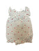 A White Sleeveless Rompers from Seed in size 0-3M for girl. (Front View)