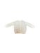 A White Cardigans from The Little White Company in size Newborn for neutral. (Back View)
