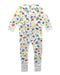 A Multicolour Onesies from Petit Bateau in size 18-24M for neutral. (Front View)
