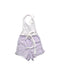 A Purple Sleeveless Rompers from Chateau de Sable in size 18-24M for girl. (Back View)